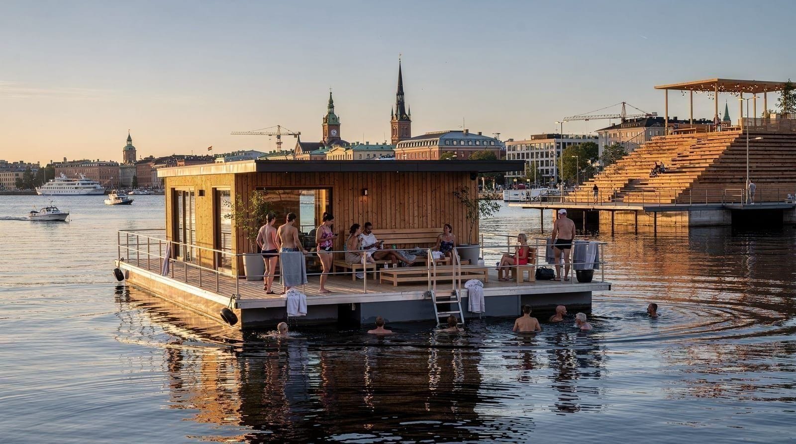 Helsinki: floating seaside sauna experience
