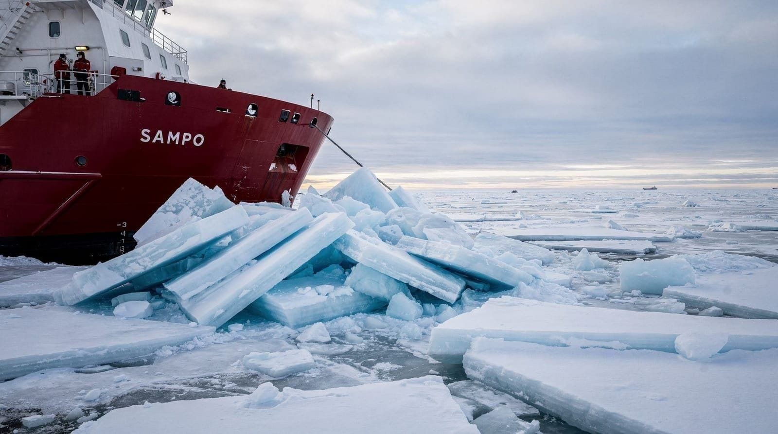Kemi: afternoon icebreaker Sampo cruise with ice floating